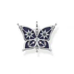 Thomas Sabo (Kette mit) Kreuz-Schmetterling der Nacht Anhänger - PE929-945-7