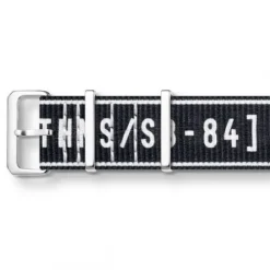 Thomas Sabo Uhrenarmbänder-Watch Strap Code TS Nato Urban Black - ZWA0320-276-18