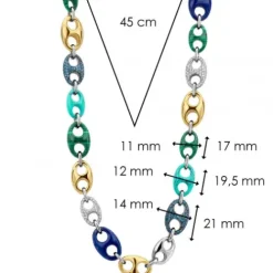 Ti Sento Milano Halsketten-Halskette - 3988TQ/45