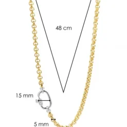 Ti Sento Milano Halsketten-Halskette - 3958ZY/48