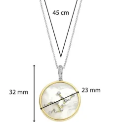 Ti Sento Milano Halsketten-Halskette Jungfrau - 6826VI