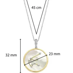 Ti Sento Milano Halsketten-Halskette Wassermann - 6826AQ