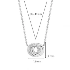 Ti Sento Milano Halsketten-Halskette - 3915ZI/42