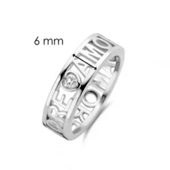 Ti Sento Milano (Kette mit) Herz-Ring - 12227ZI