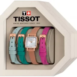 Tissot Lederarmband-Lovely Square Summer Set - T058.109.36.031.01