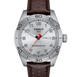 Tissot Lederarmband-PRS 516 Powermatic 80 - T131.430.16.032.00