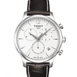 Tissot Lederarmband-Tradition Chronograph - T063.617.16.037.00