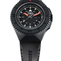 Traser Silikonarmband-P69 Black Stealth - 109855