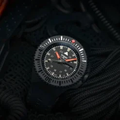 Traser Silikonarmband-P69 Black Stealth - 109855