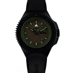 Traser Silikonarmband-P69 Black Stealth - 109861