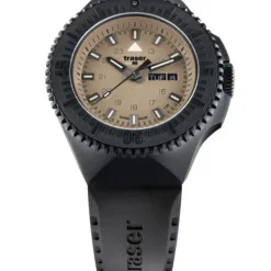 Traser Silikonarmband-P69 Black Stealth - 109861