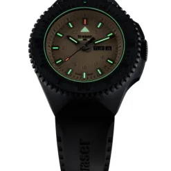 Traser Silikonarmband-P69 Black Stealth - 109861