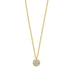 Xenox Halsketten-Classic Circle Gold Halskette - XS6087G