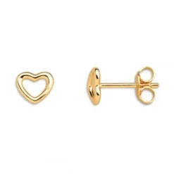 Xenox (Kette mit) Herz-Love Story Gold Ohrringe - XS1759G