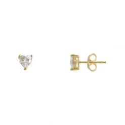 Xenox (Kette mit) Herz-Love Story Gold Ohrringe - XS3574G