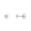 Xenox (Kette mit) Herz-Love Story Ohrstecker - XS3737GN