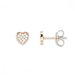 Xenox (Kette mit) Herz-Ohrstecker - XS3414RN