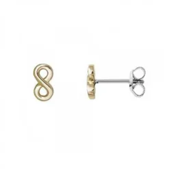 Xenox Ohrringe-Symbolic Power Infinity Ohrstecker - XS3736GN