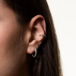 Xenox Ohrringe-Twist Creolen - XS91512