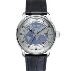 Zeppelin Lederarmband-Friedrichshafen GMT - 85963